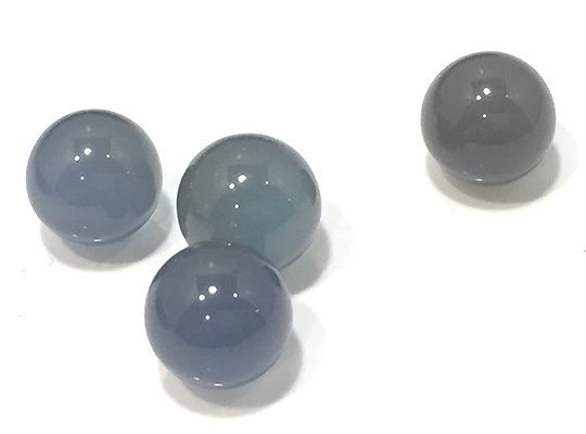 ブルーオニキス(Blue Onyx)/丸玉パーツ 穴無し
