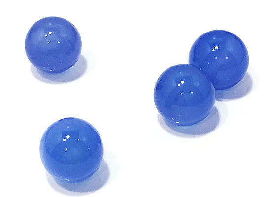 ブルーオニキス(Blue Onyx)/丸玉パーツ 穴無し
