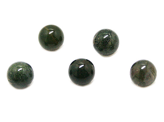 モスアゲート(Moss agate)/丸玉パーツ(穴無し)