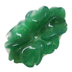 グリーンアゲート(Green agate)/フラワービーズパーツ