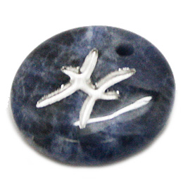 ソーダライト(Sodalite)/魚座ロゴパーツ