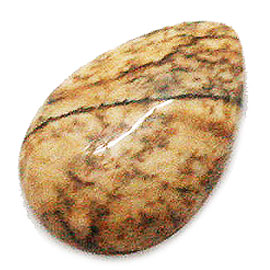 ピクチャージャスパー(Picture Jasper)/ペアシェイプカボションパーツ