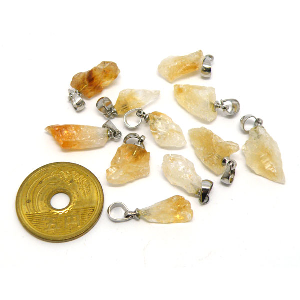 シトリン(Citrine)/ラフロックチャーム