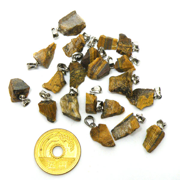 タイガーアイ(Tiger Eye)/ラフロックチャーム