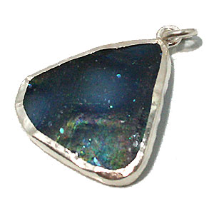 ローマングラスペンダント(romanglass pendant)/シルバーペンダント