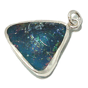 ローマングラスペンダント(romanglass pendant)/シルバーペンダント