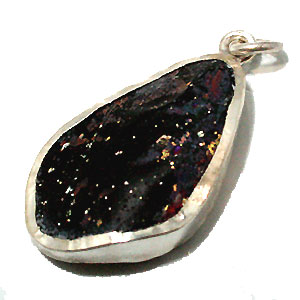 ローマングラスペンダント(romanglass pendant)/シルバーペンダント