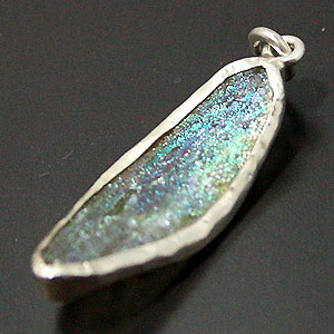 ローマングラスペンダント(romanglass pendant)/シルバーペンダント