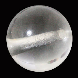 大きいサイズの天然石ビーズ/粒売/クリスタル水晶20mm穴4mm