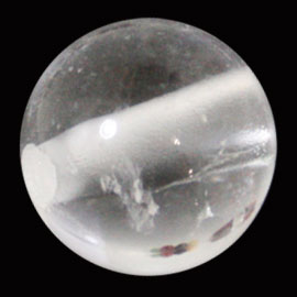 大きいサイズの天然石ビーズ/粒売/クリスタル水晶25mm穴3mm