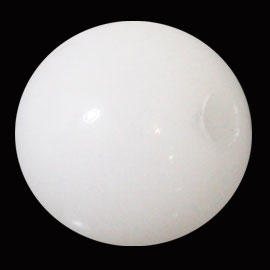 大きいサイズの天然石ビーズ/粒売/ホワイトジェイド20mm穴4mm
