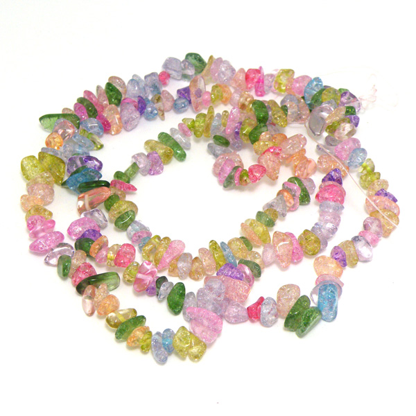 マルチカラー水晶(Multicolor quartz)/チップビーズ(さざれ)