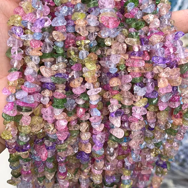 マルチカラー水晶(Multicolor quartz)/チップビーズ(さざれ)