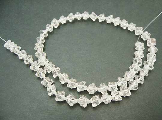 クリスタル水晶(Crystal quartz) 金平糖/マルカバスタービーズ