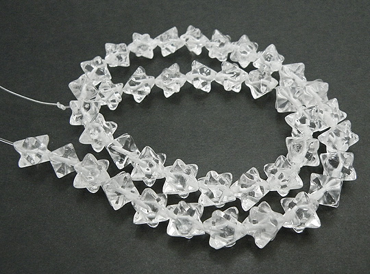 クリスタル水晶(Crystal quartz) 金平糖/マルカバスタービーズ