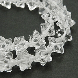 クリスタル水晶(Crystal quartz)金平糖/マルカバスタービーズ