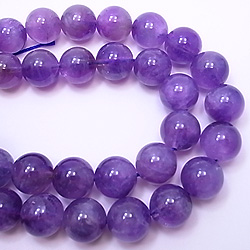 ラベンダーアメジスト(Lavender amethyst)丸玉ビーズ