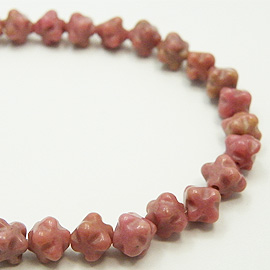 ロードナイト(Rhodonite)金平糖/マルカバスタービーズ