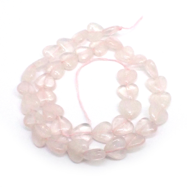 ローズクォーツ(Roze quartz) ハートビーズ