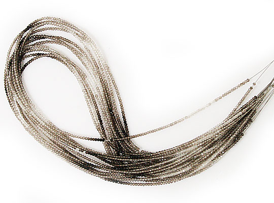 スモーキークォーツ(Smokey quartz)/カットビーズ