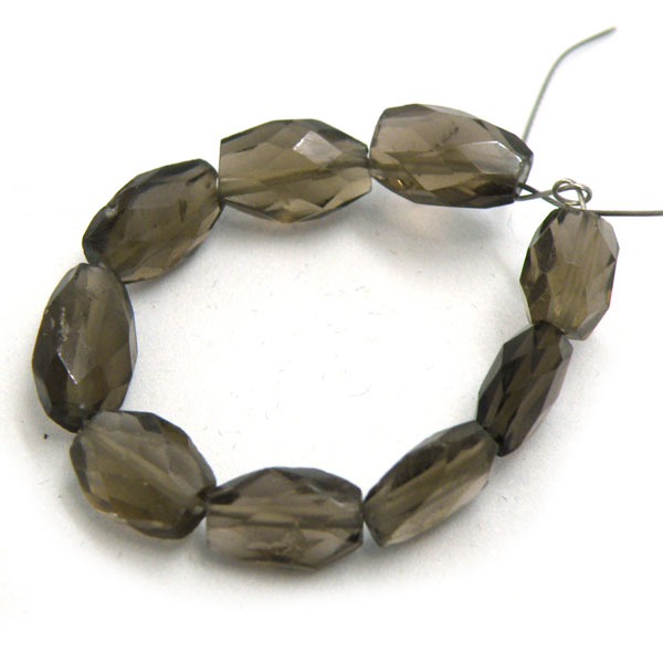 スモーキークォーツ(Smokey quartz)/カットビーズ