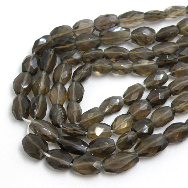 スモーキークォーツ(Smokey quartz)/カットビーズ
