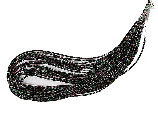 ブラックスピネル(Black spinel)/カットビーズ