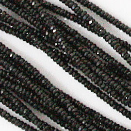 ブラックスピネル(Black spinel)/カットビーズ