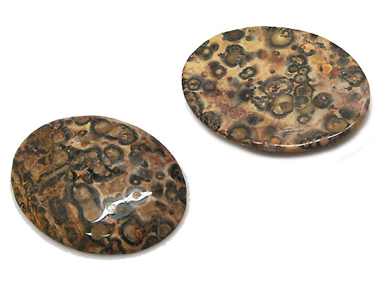 レオパードスキンジャスパー(Leopard Skin)ペアシェイプカボッション