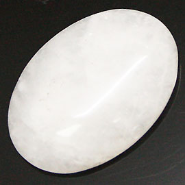 スノークォーツ(Snow Quartz)オーバルカボション