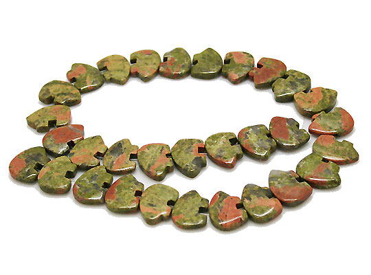 ユナカイト(Unakite)アニマルモチーフビーズ