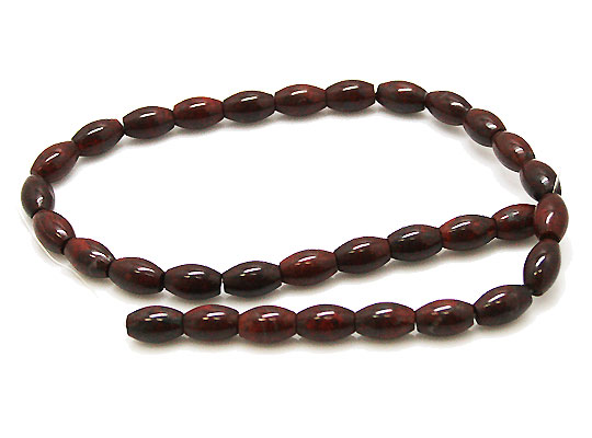プレシエイティッドジャスパー(Breciated Jasper)ドラムビーズ