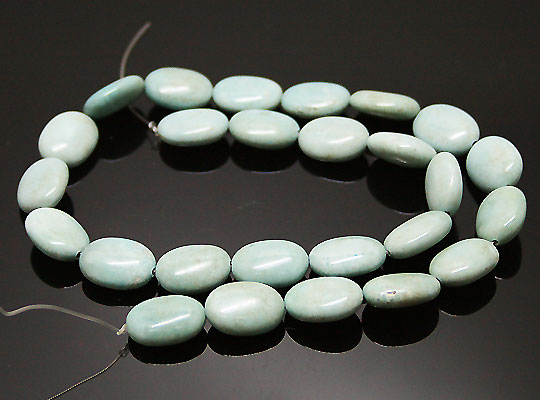 ターコイズ(Dyed Turquoise)・染めオーバルビーズ