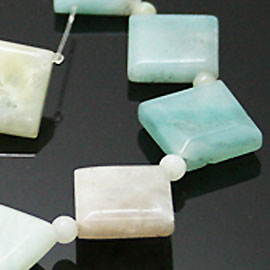アマゾナイト(Amazonite)スクエアビーズ