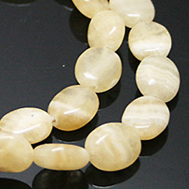 アラゴナイト(Aragonite)オーバルビーズ