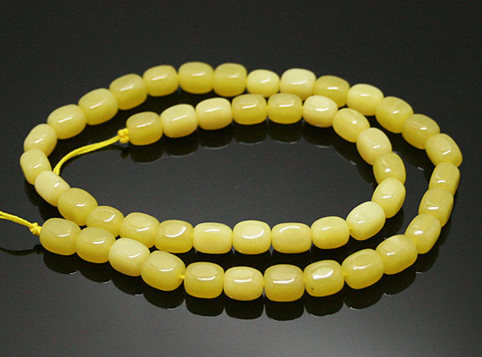 イエロージェイド(Yellow jade)タンブルビーズ