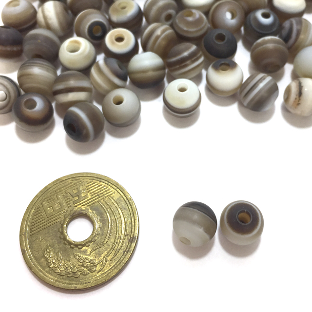 天然石パーツ/アンティークガラスビーズ(Antiqueglass beads)