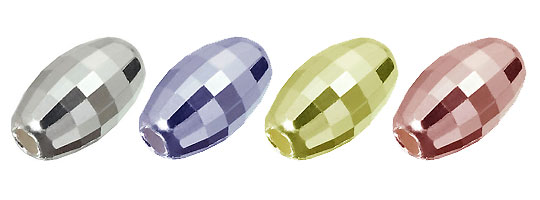 sb04/オーバルダイヤモンドカットビーズ