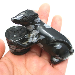スノーフレークオブシディアン