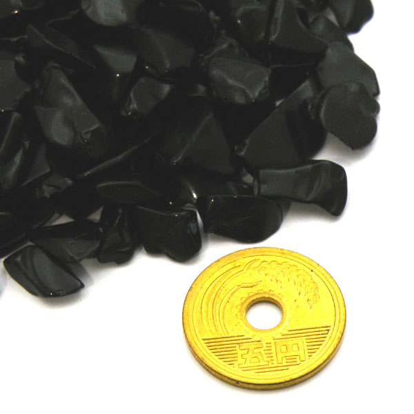オブシディアン(Obsidian)穴なしさざれチップ