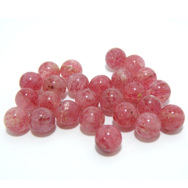 レピドクロサイトインクォーツ(Lepidocrocite in quartz)