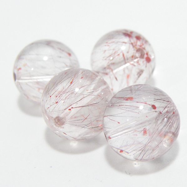 レピドクロサイトインクォーツ(Lepidocrocite in quartz)