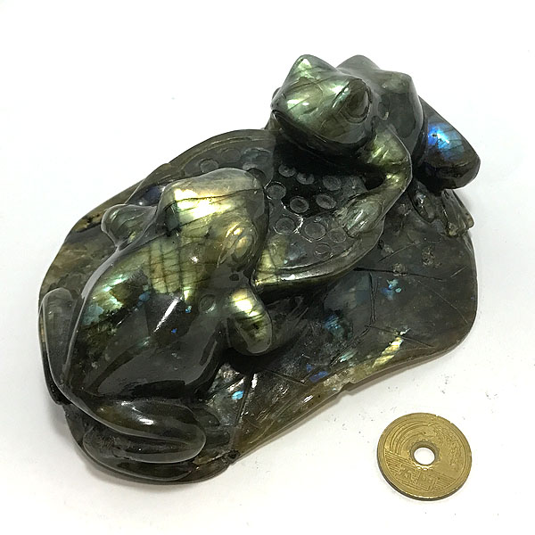 ラブラドライト(Labradorite) かえる/蛙/カエル