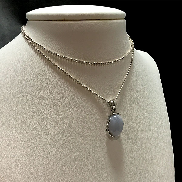 ブルーレースアゲート(Bluelace agate)アクセサリー