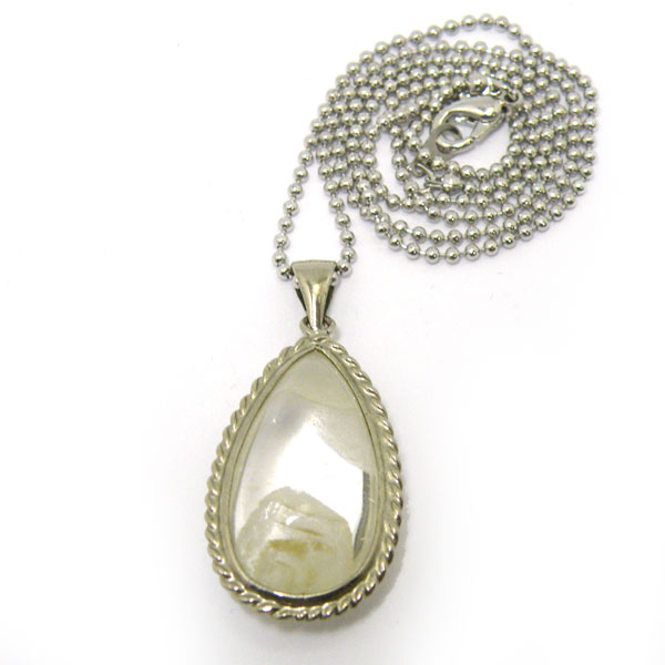 ガーデンクォーツ(Garden quartz)/合金アクセサリー