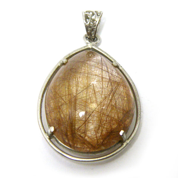 ルチルクォーツ(Rutile quartz)/合金アクセサリー