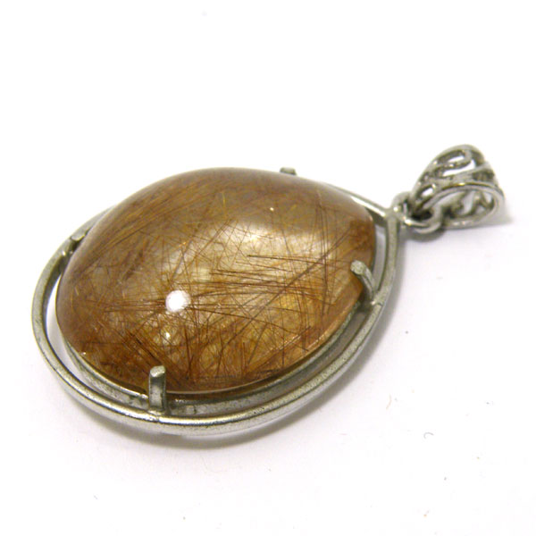 ルチルクォーツ(Rutile quartz)/合金アクセサリー