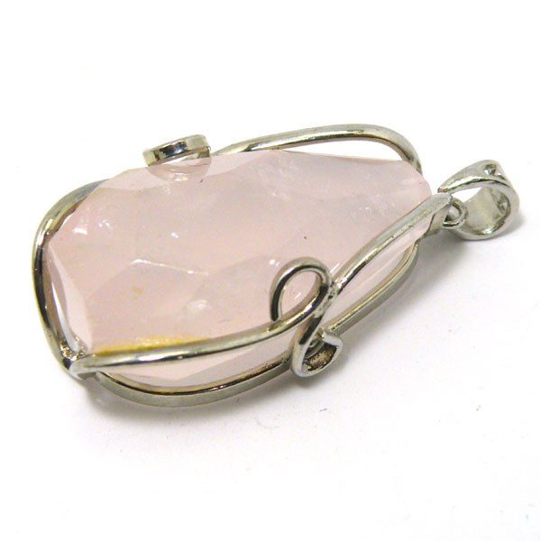 ローズクォーツ(Rose quartz)/合金アクセサリー