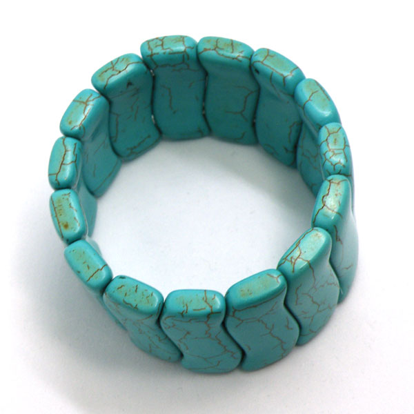 ターコイズ調の人工石(Turquoise/synthetic)アクセサリー