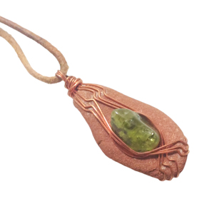 セドナストーン(sedona stone)/ペリドット(peridot) ペンダント